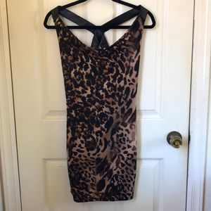 Leopard/cheetah print tunic dress. Size large